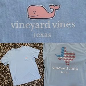 SOLD-Vineyard Vines light blue tshirt